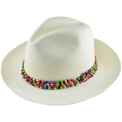 Beaded Panama Hat
